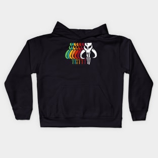 Retro Mythosaur Skull Kids Hoodie